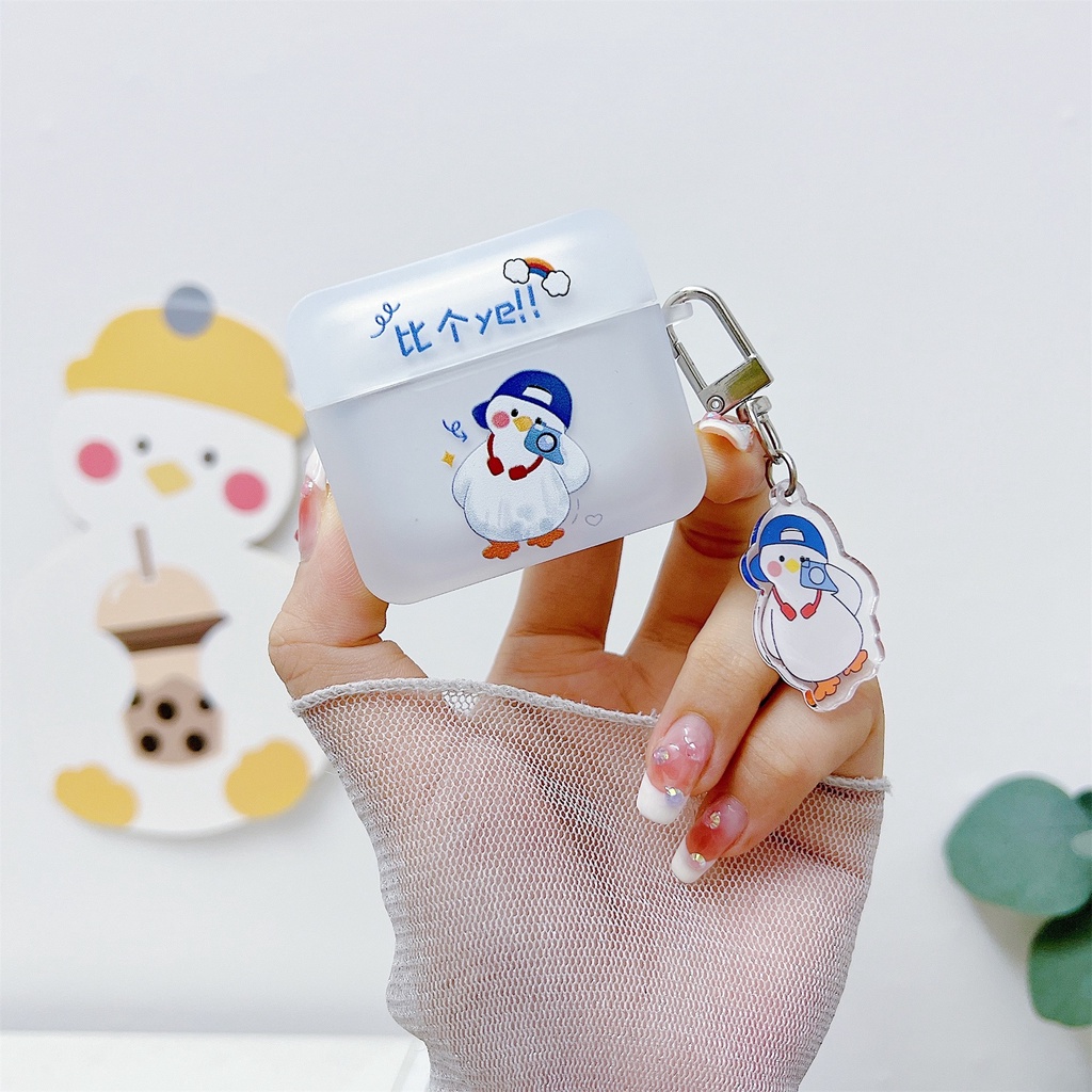 Vỏ Bảo Vệ Hộp Sạc Tai Nghe airpods pro 1 / 2 / 3 pro 2 Bằng tpu Hình Mèo Hoạt Hình Dễ Thương