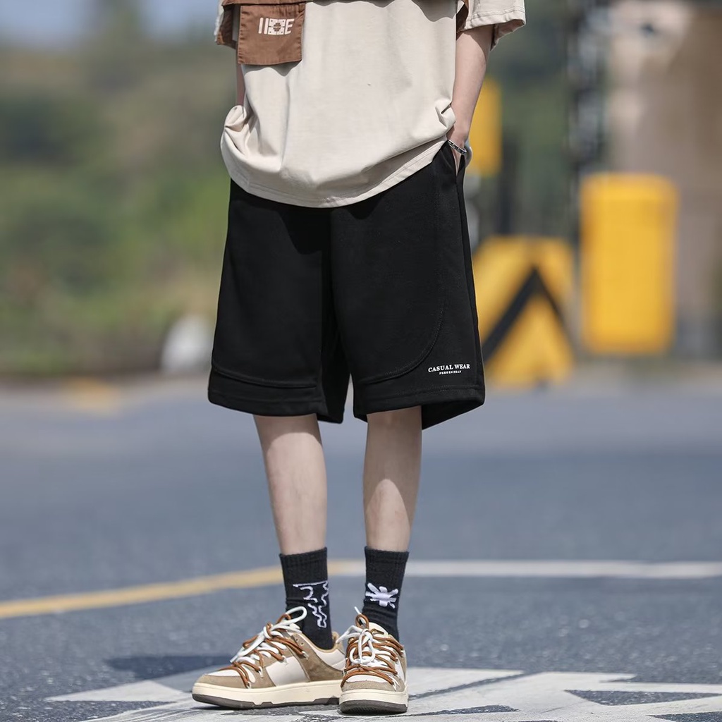 Quần Short Thể Thao Trơn Màu Thời Trang Mùa Hè Nhật Bản Dành Cho Nam