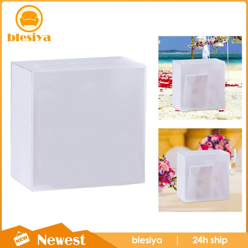 Hộp Đựng Thẻ Bằng Acrylic Trong Suốt Cho Tiệc Cưới / Sinh Nhật
