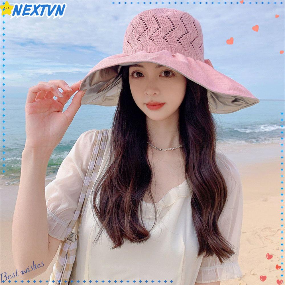 Nón Tai Bèo Vành Rộng Thời Trang Đi Biển Mùa Hè Cho Nữ