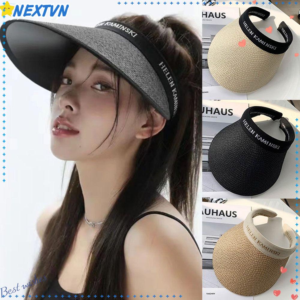 Mũ Rộng Vành Hở Chóp Chống Tia UV Thời Trang Đi Biển Mùa Hè