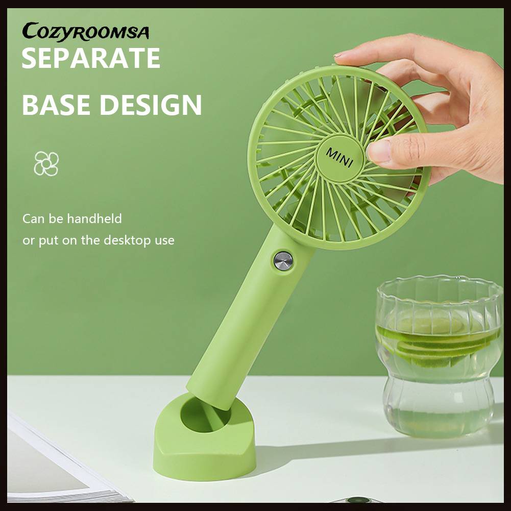 Quạt Sạc USB Cầm Tay 3 Tốc Độ 1000-1200mAh