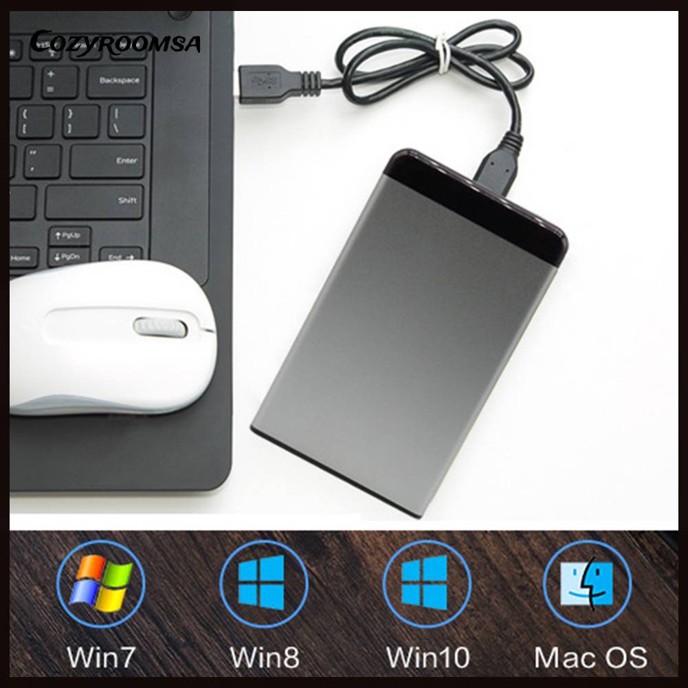 Hộp Đựng Ổ Cứng Di Động 2.5 Inch 6Gbps USB 3.1 SATA Cho Less 9.5 HDD Và SSD