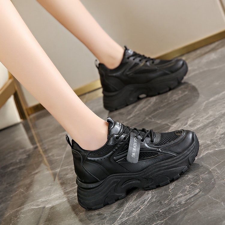 Giày Thể Thao Đế Dày Phối Lưới Thoáng Khí Thời Trang Mới Cho Nữ