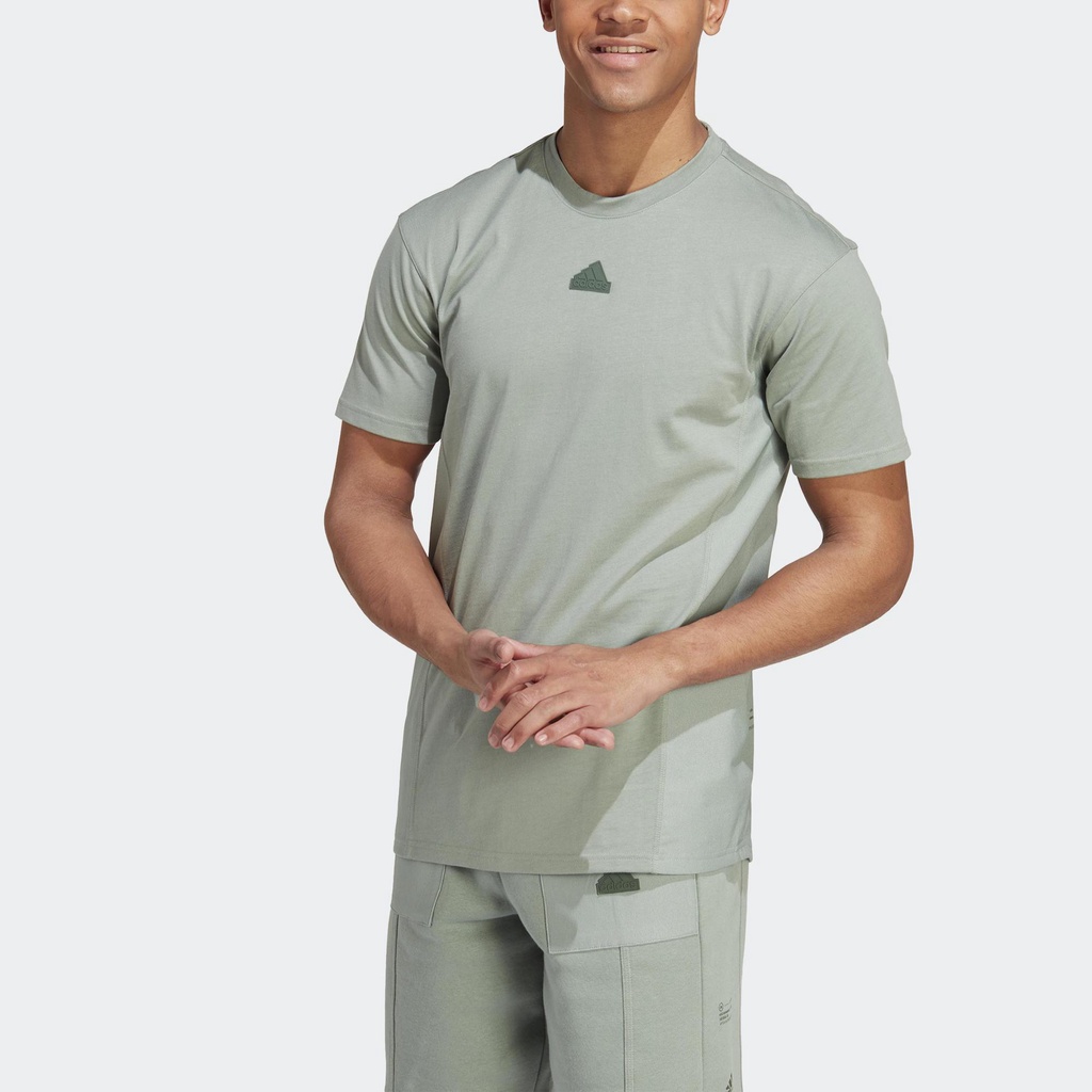 adidas Phong cách sống Áo Thun City Escape Nam màu xanh lá IC9732