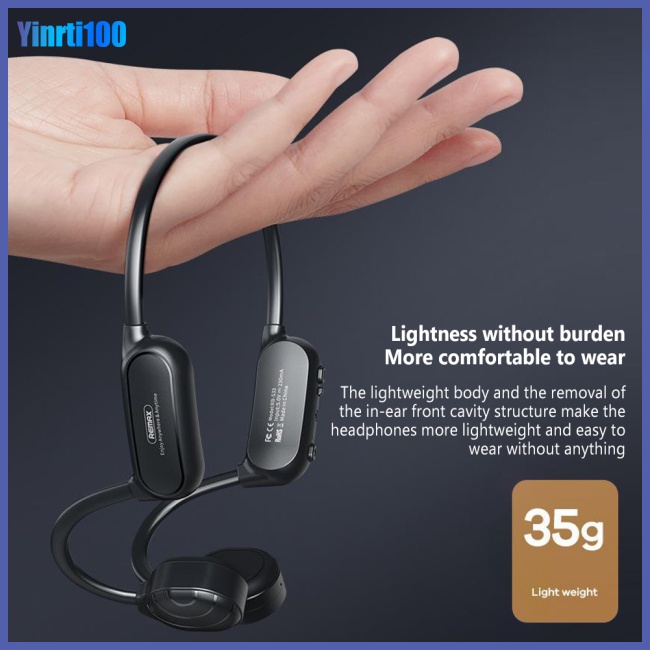 Tai Nghe Nhét Tai Thể Thao Kết Nối Bluetooth Không Dây Yinrti Remax Rb-s33 Chống Thấm Nước