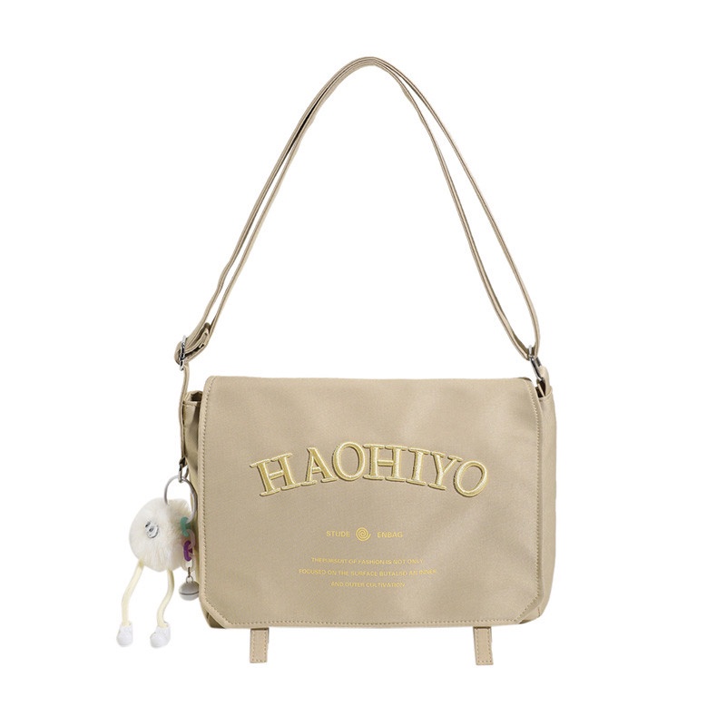 Túi Xách Canvas In Chữ Thời Trang Nữ Tính