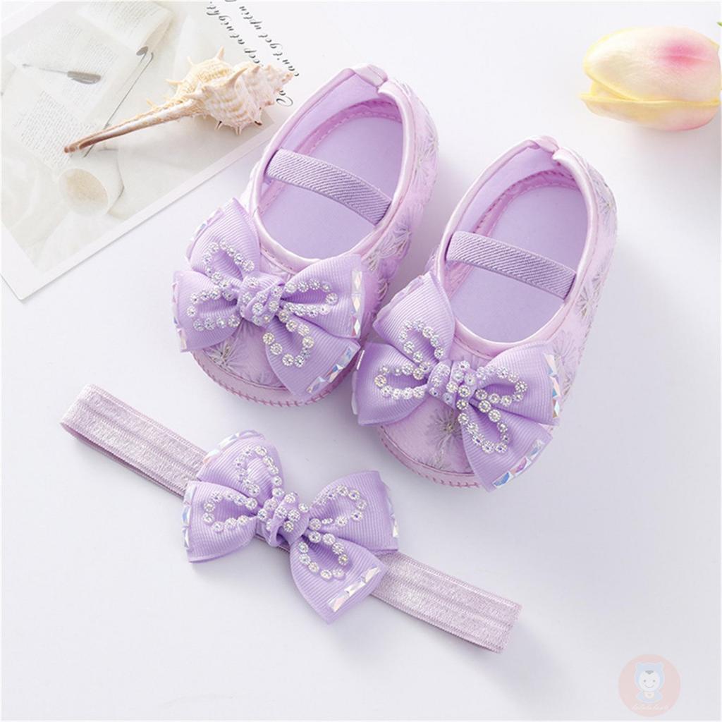 Giày Búp Bê Đính Nơ Xinh Xắn Cho Bé Gái LAA6