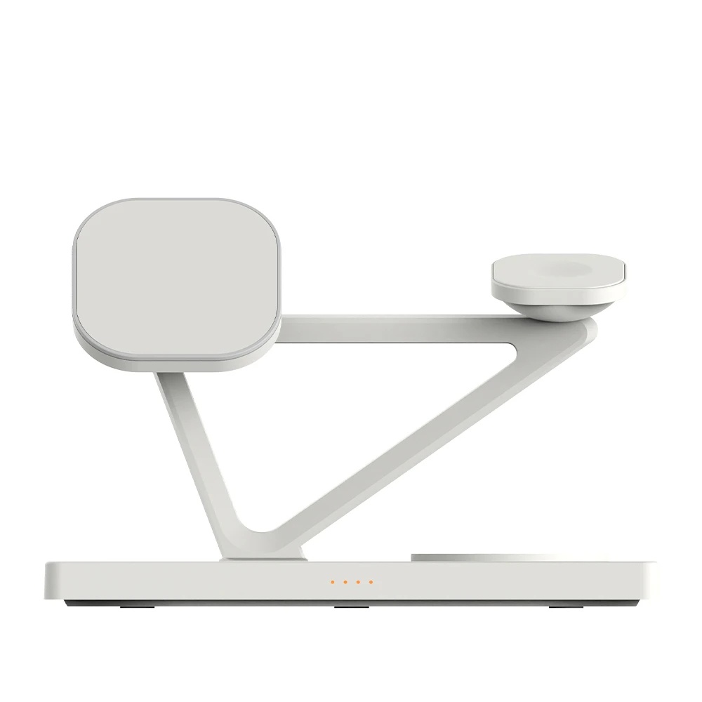 Đế Sạc Nhanh Không Dây 30W 5 Trong 1 Từ Tính Cho iPhone 14 13 12 Apple Samsung Watch AirPods