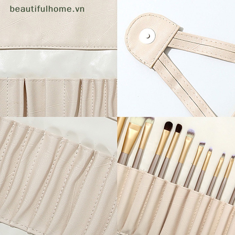 Túi Đựng Cọ Trang Điểm 12 / 14 / 18 Lỗ Đa Năng Tiện Dụng Khi Đi Du Lịch