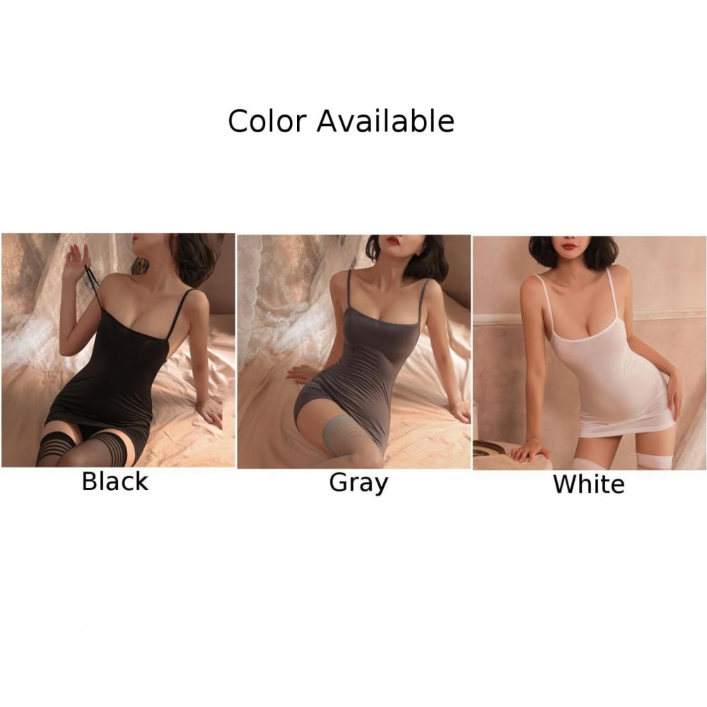 Đầm Ngủ Sát Nách Trong Suốt Thiết Kế Ôm Sát Tôn Dáng