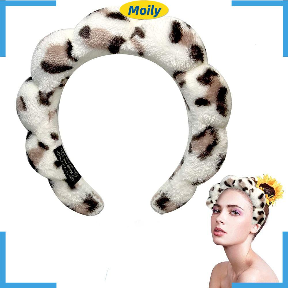 Băng Đô Cài Tóc Bằng Bọt Biển Không Trơn Tiện Dụng Rửa Mặt / Trang Điểm