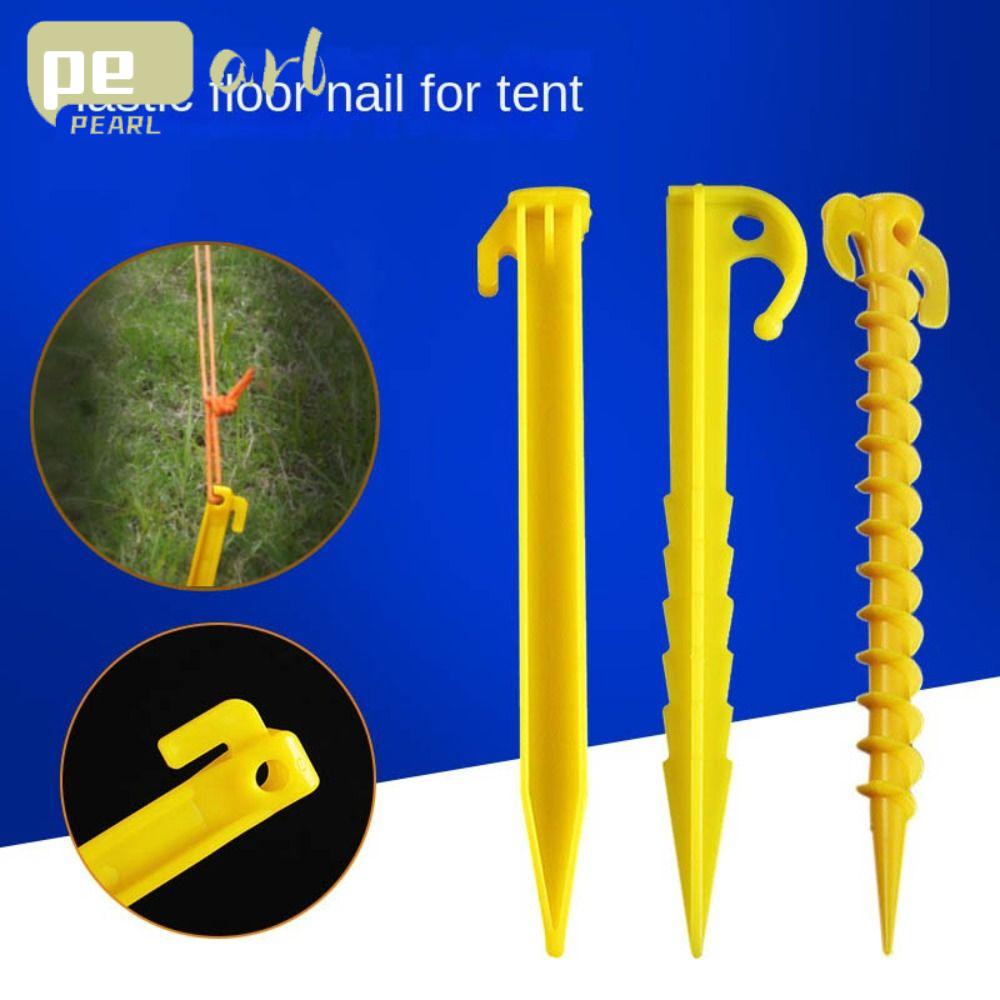 .Set 5 / 10 Cọc Dựng Lều Bằng Nhựa Chất Lượng Cao