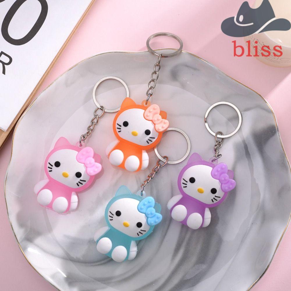 Móc Chìa Khóa Hình Búp Bê Kitty Chất Liệu Pvc