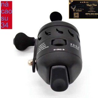 Máy thu dây cước JG25, máy ben cá đã vô sẵn 50m cước