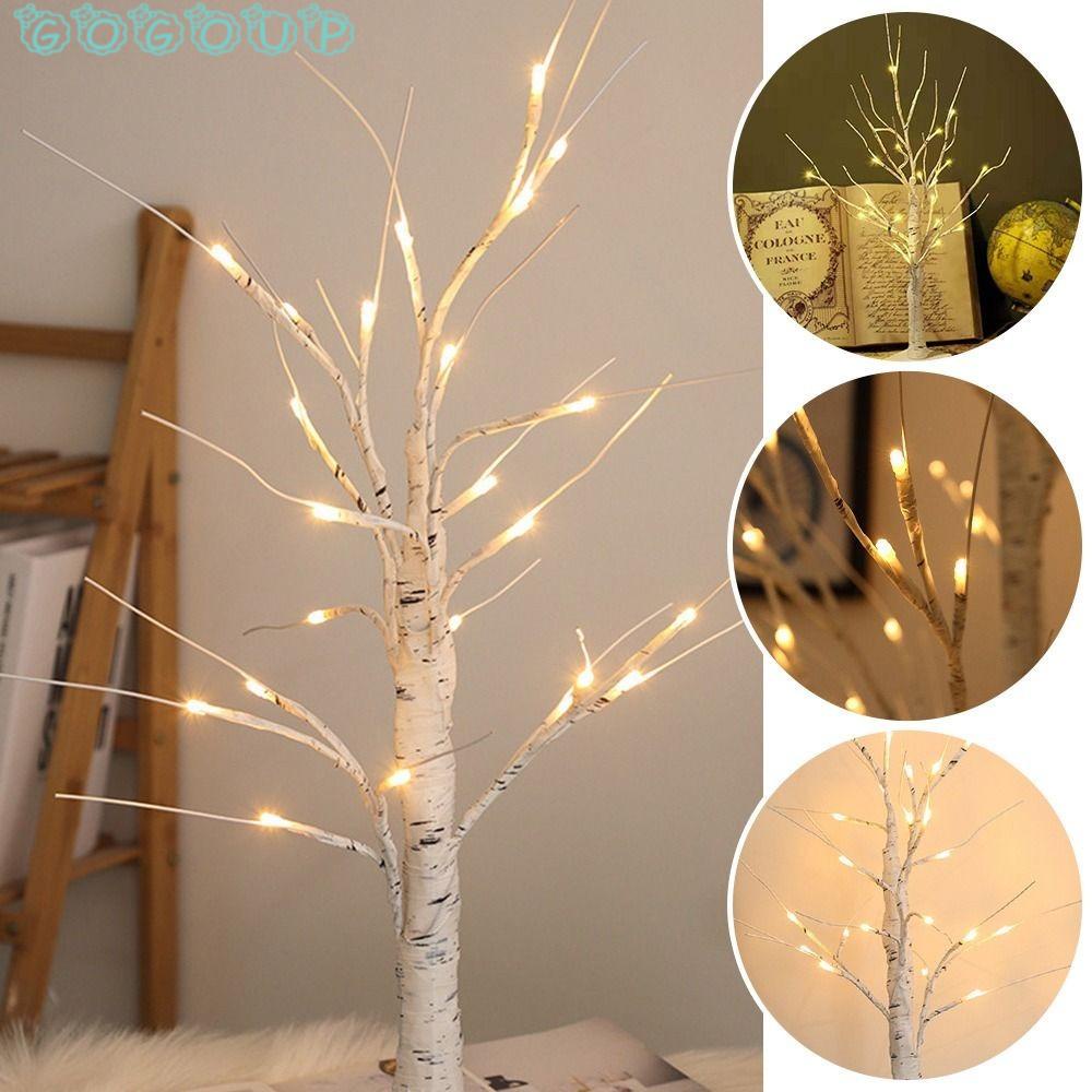 Cây Thông Trang Trí Giáng Sinh Chạy Bằng Pin Có Đèn LED 45cm