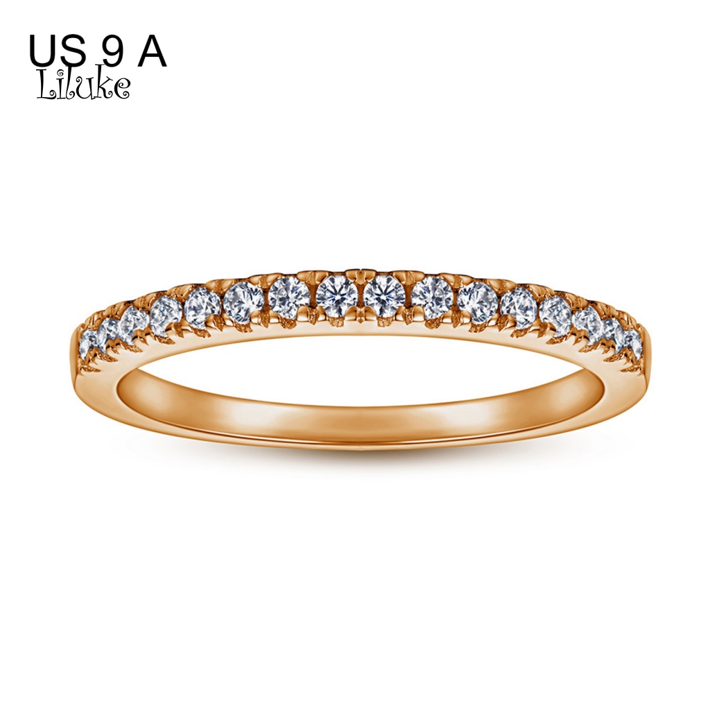 Nhẫn Mạ Bạc Trang Trí Đá Màu Trơn Kiểu Dáng Hiện Đại Cho Nữ