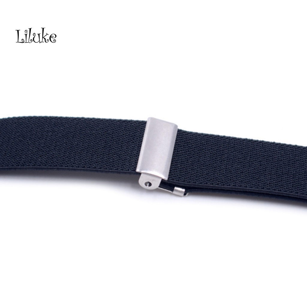 Dây Thắt Lưng Giả Da Màu Trơn Trang Trí Khóa Kim Loại Thời Trang Cho Nữ