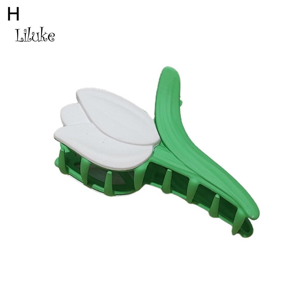 Kẹp Tóc LK Cỡ Lớn Chống Trượt Hình Hoa Tulip Thanh Lịch Cho Nữ