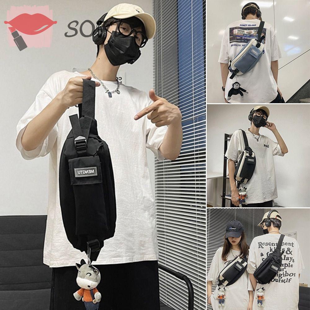 Túi Đeo Chéo Phong Cách Đường Phố Cá Tính Dành Cho Nữ