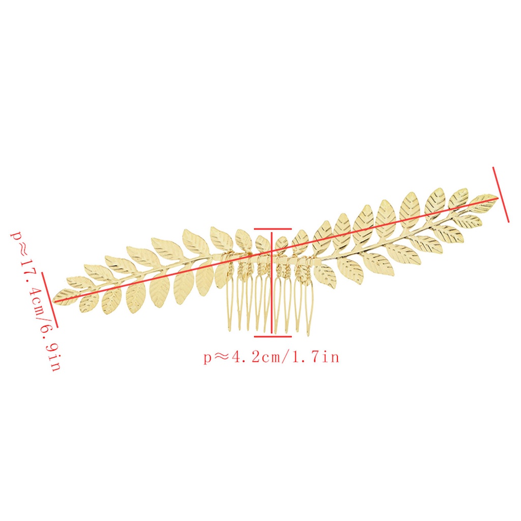 Lược Cài Tóc Hình Chiếc Lá Phong Cách Hàn Quốc Thời Trang