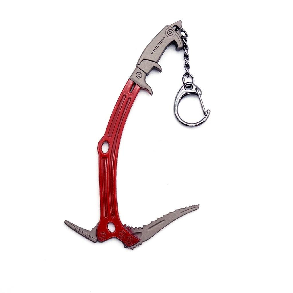Tomb raider keychain lara croft climbing axe key chain keyring for men women game phụ kiện vòng chìa khóa ô tô