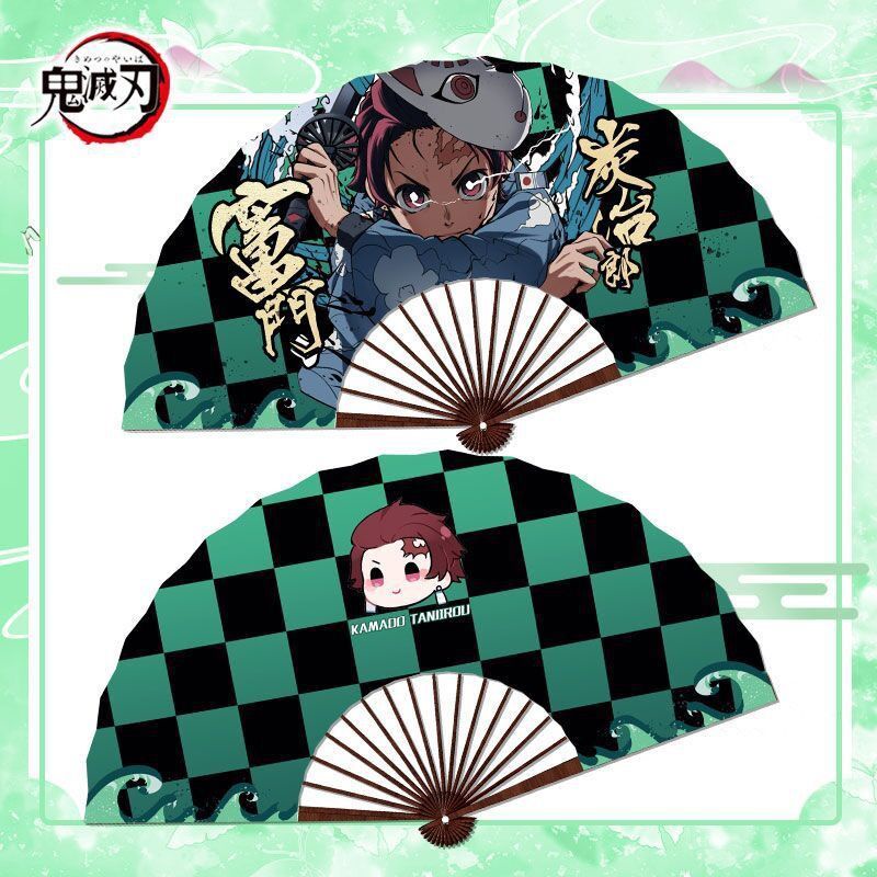 Quạt Xếp In Hình Nhân Vật Hoạt Hình Demon Slayer Kamado Nezuko 33cm
