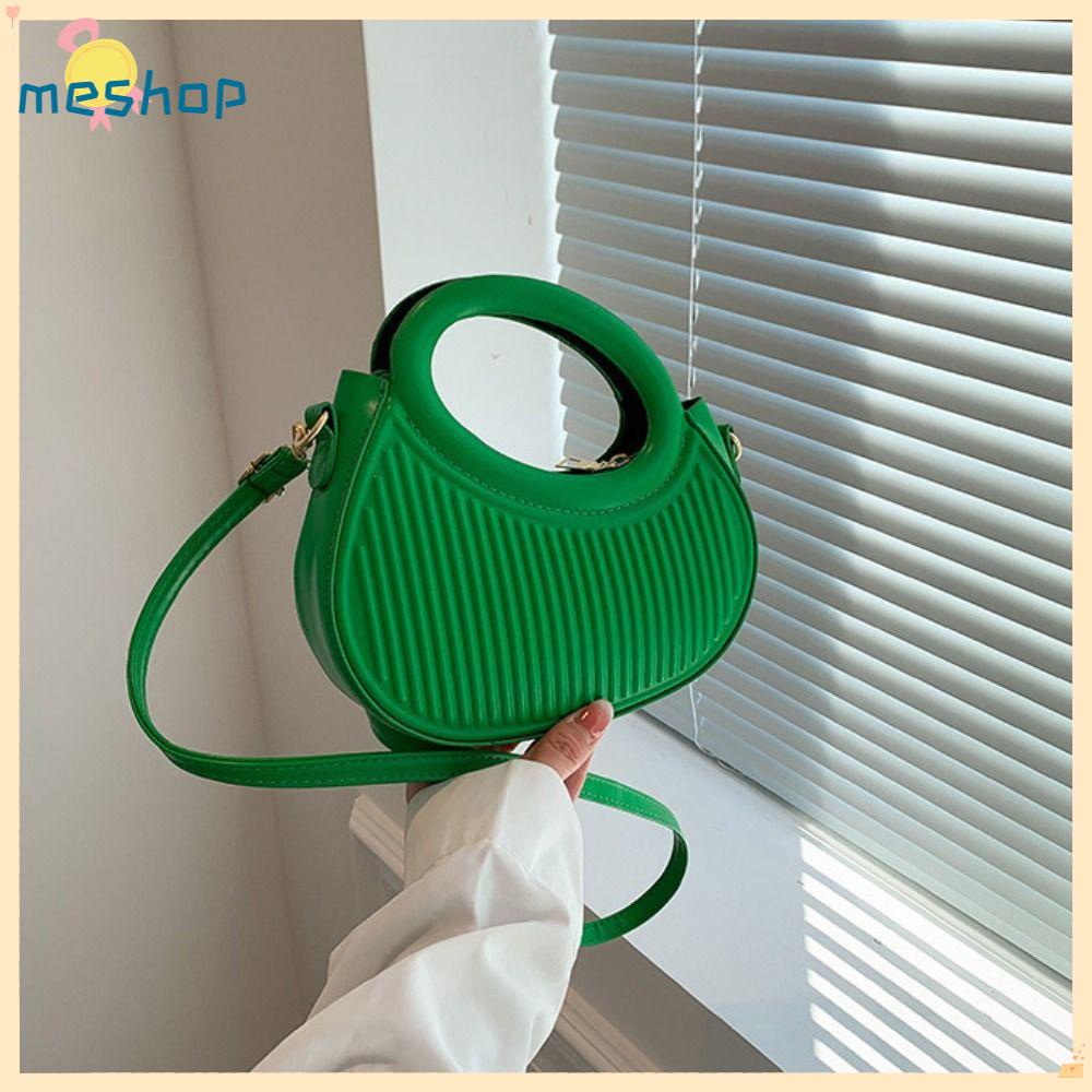 Túi Đeo Vai / Kẹp Nách Mini Bằng Da Pu Màu Trơn Thời Trang Cho Nữ