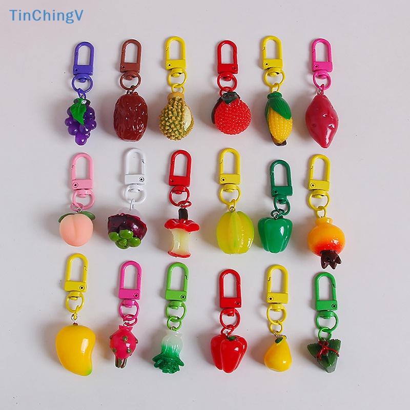 [TinChingV] 1 Móc Khóa Hình Trái Cây Sáng Tạo Dễ Thương Dành Cho Túi Xách / Ô Tô [Mới]