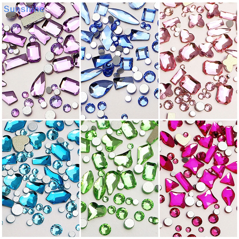 1 Túi Phụ Kiện Đính Đá Trang Trí Móng Nghệ Thuật