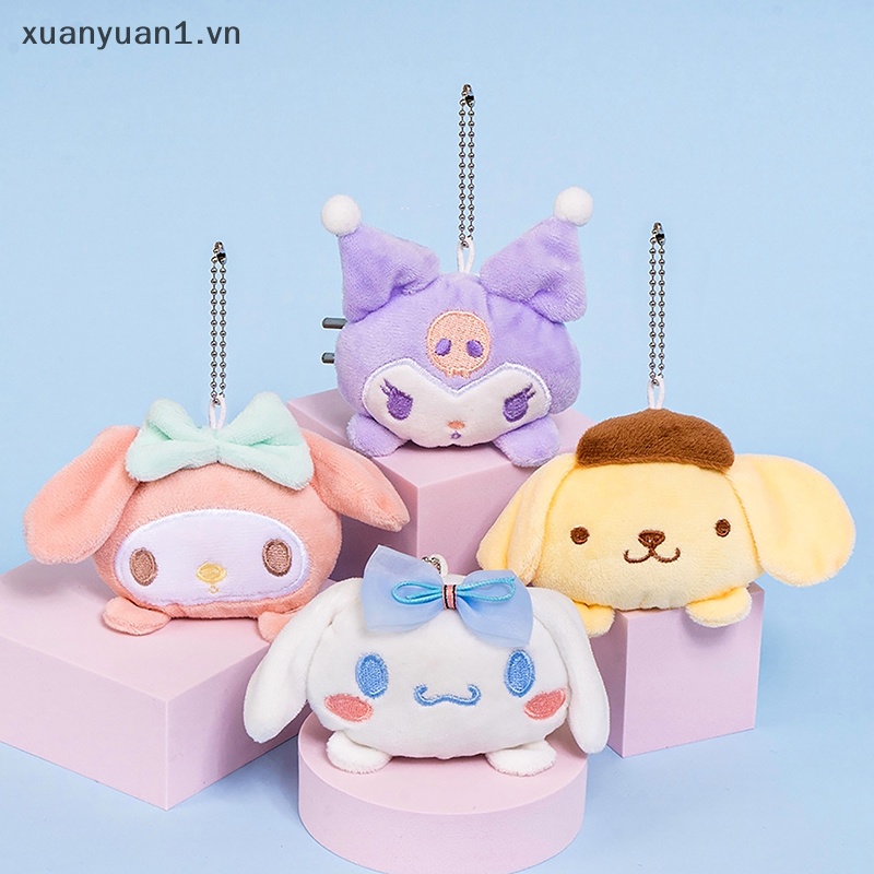Búp Bê Nhồi Bông Sanrio Melody Kulomi Mềm Mại Đáng Yêu Treo Móc Khóa / Ba Lô / Túi Xách Trang Trí Xe Hơi