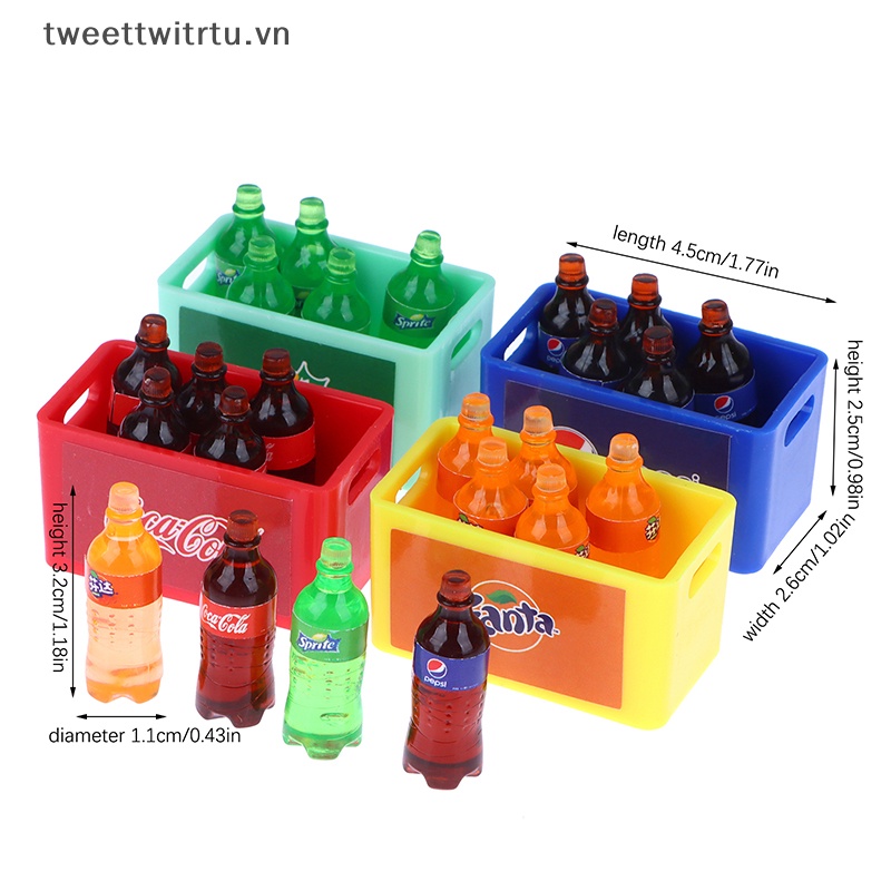 Mô Hình Chai Nước Mini 1 / 12 Dùng Trang Trí Nhà Búp Bê