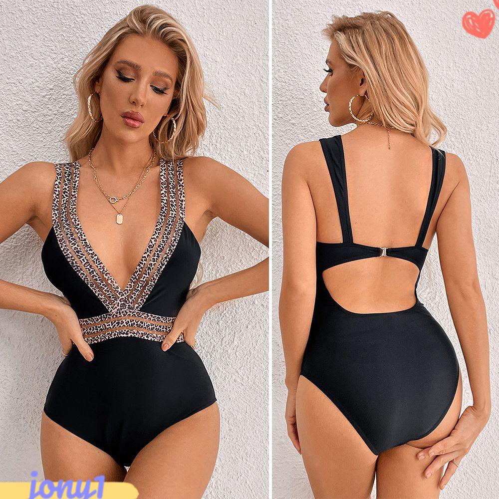 Bộ Đồ Bơi Cổ Chữ V Hở Lưng Có Mút Đệm Quyến Rũ Dành Cho Nữ