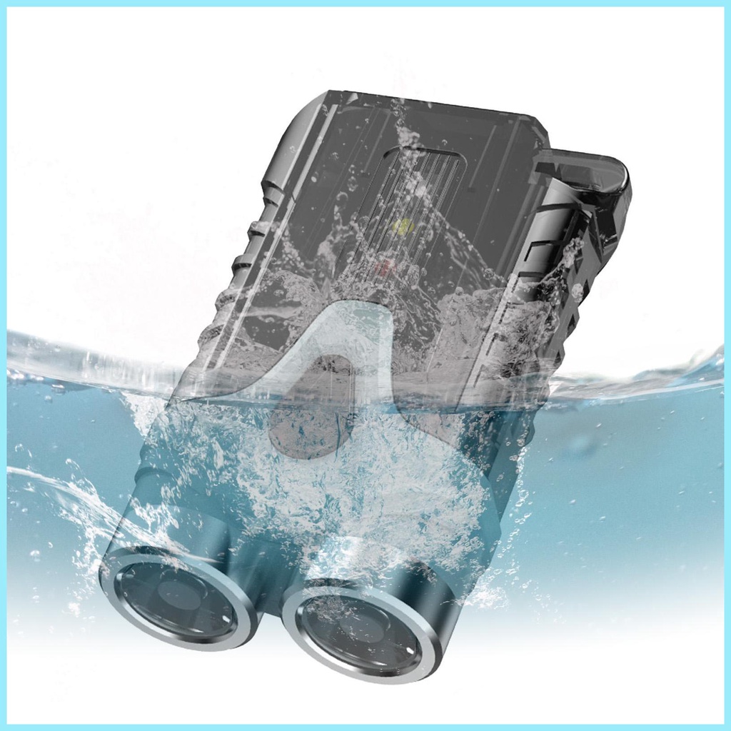 Móc Khóa Đèn Pin LED Mini Edcs Cầm Tay Có Thể Sạc Lại