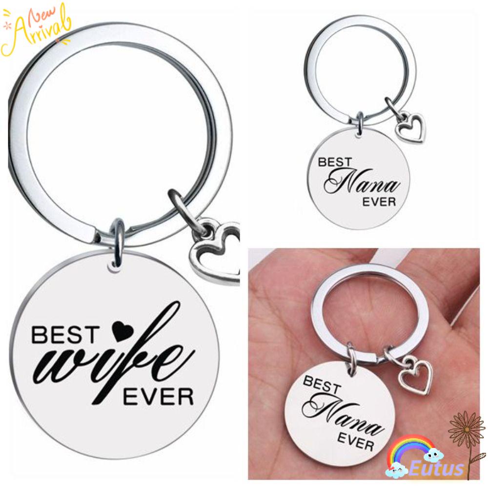 Móc Chìa Khóa Bằng Thép Không Gỉ Thiết Kế Độc Đáo Cho Mẹ Bỉm Sữa