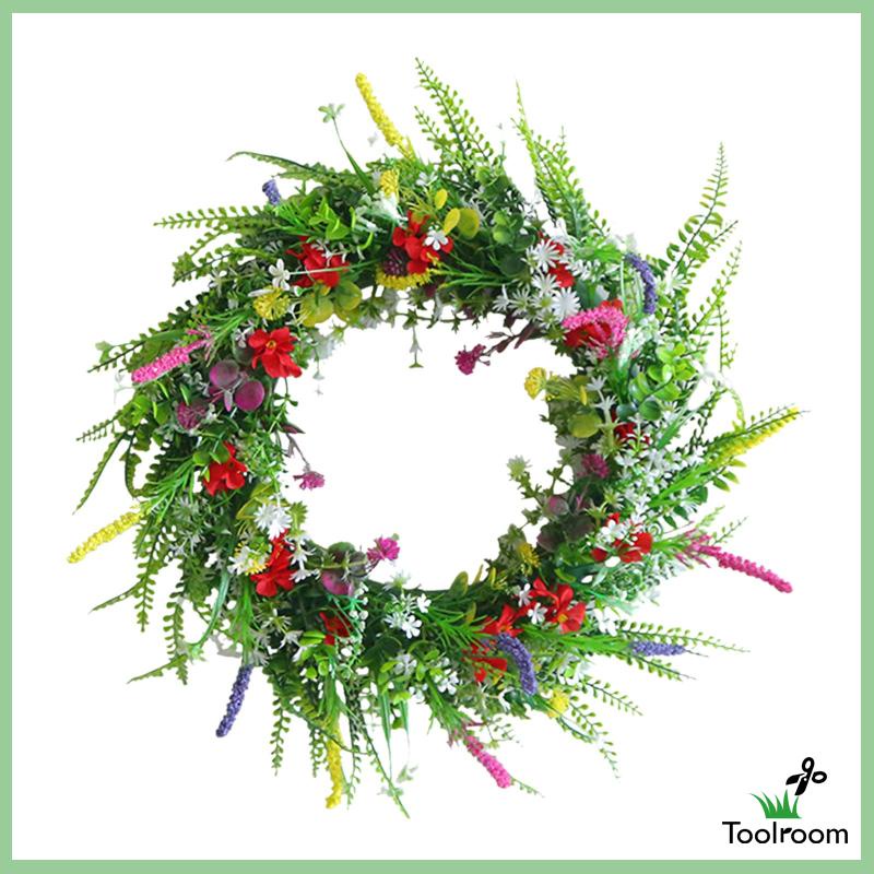 Vòng Hoa Nhân Tạo Treo Cửa Trước Trang Trí Tiệc Cưới