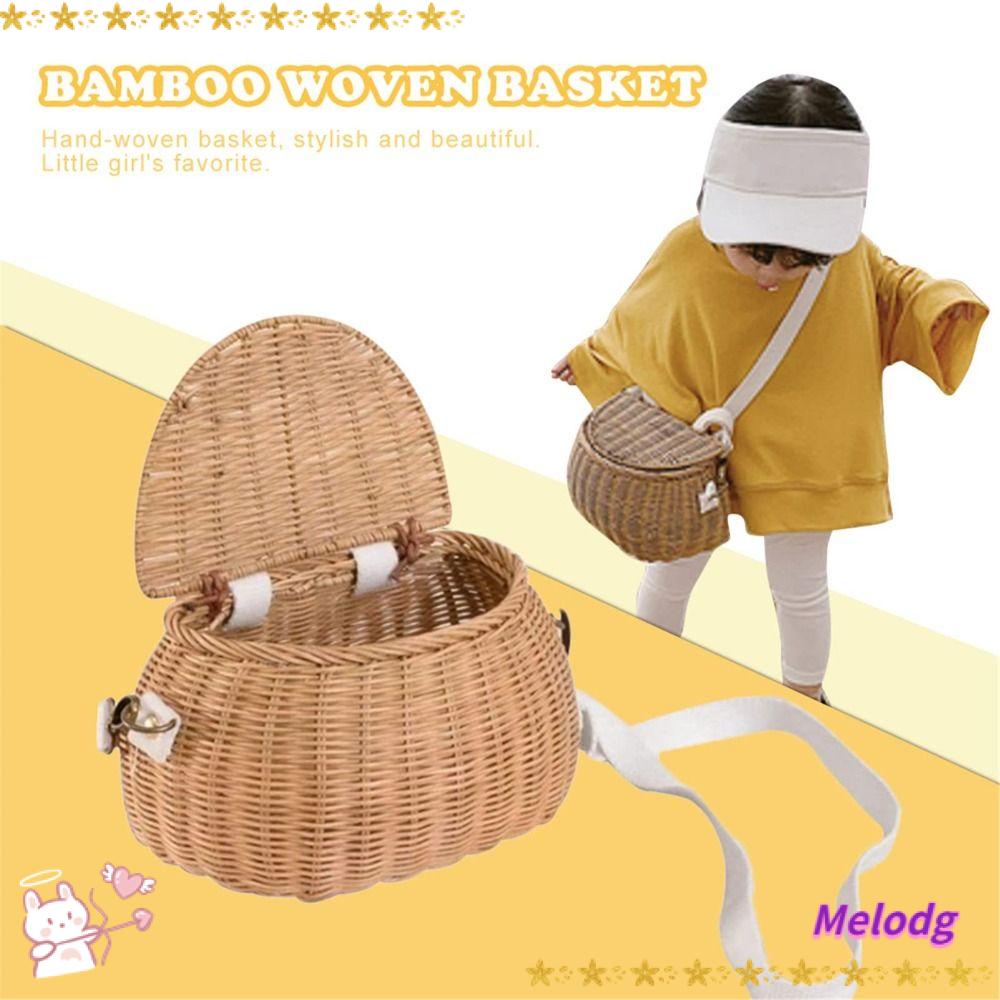 MELODG Giỏ Xe Đạp Trang Trí Xinh Xắn Cho Bé