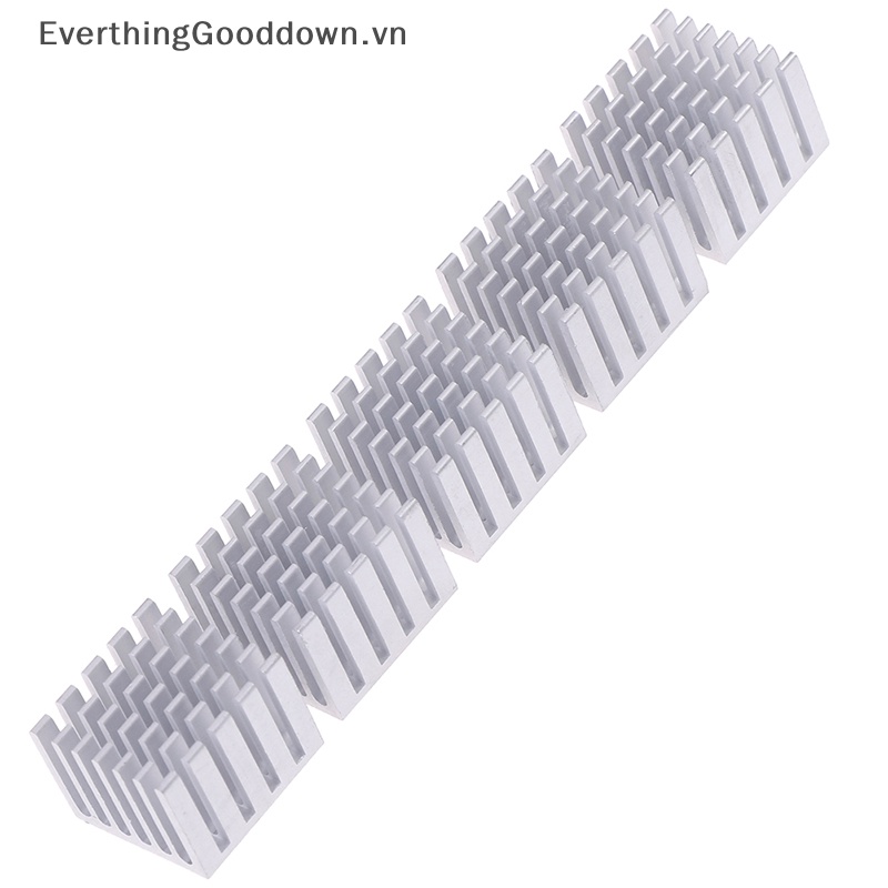 Set 5 Bộ Tản Nhiệt CPU GPU Bằng Nhôm Kích Thước 20x20x15mm DIY