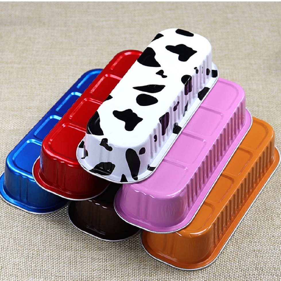 New 1pc 200ml Square Aluminum Foil Box Disposable Tinfoil Box Foil Containers