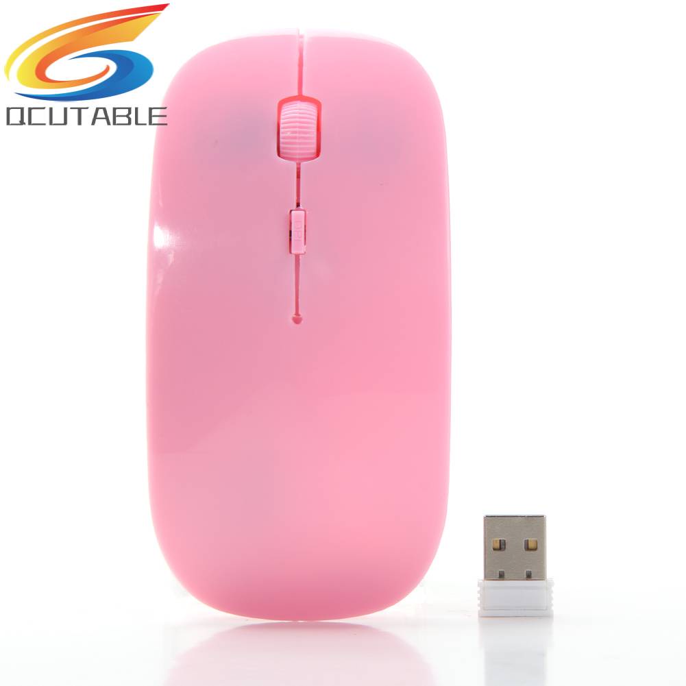Chuột Quang Không Dây Siêu Mỏng 2.4G Nhận Tín Hiệu 2.4G Cho Máy Tính