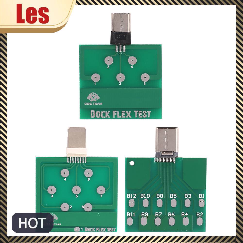 Bảng Mạch Kiểm Tra Nguồn Pin Micro 8 Pin Type-C Dành Cho Điện Thoại Android