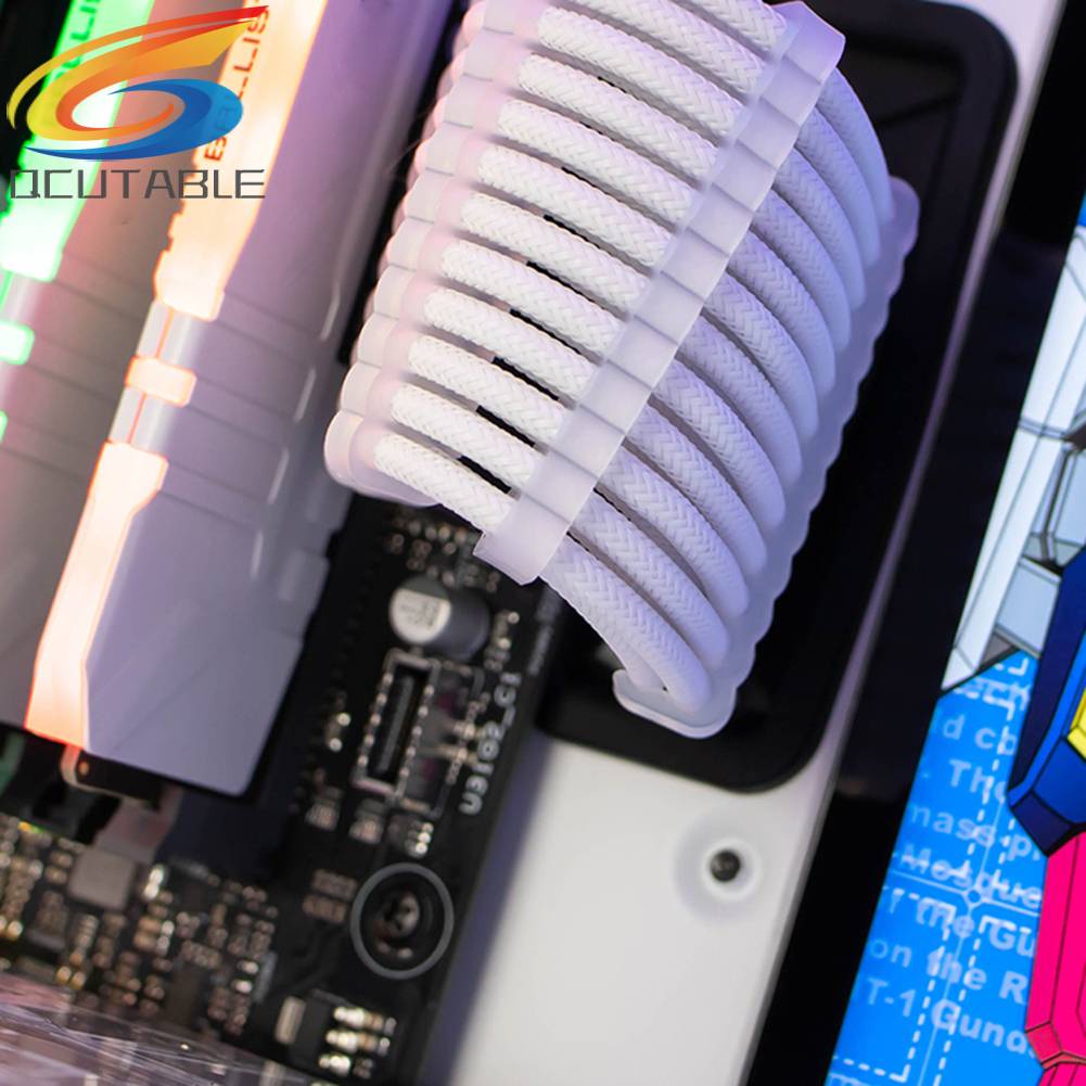 Set 24 Lược Chải Dây Cáp 6 / 8 / 24 Pin Cho Máy Tính 3.0-3.6mm