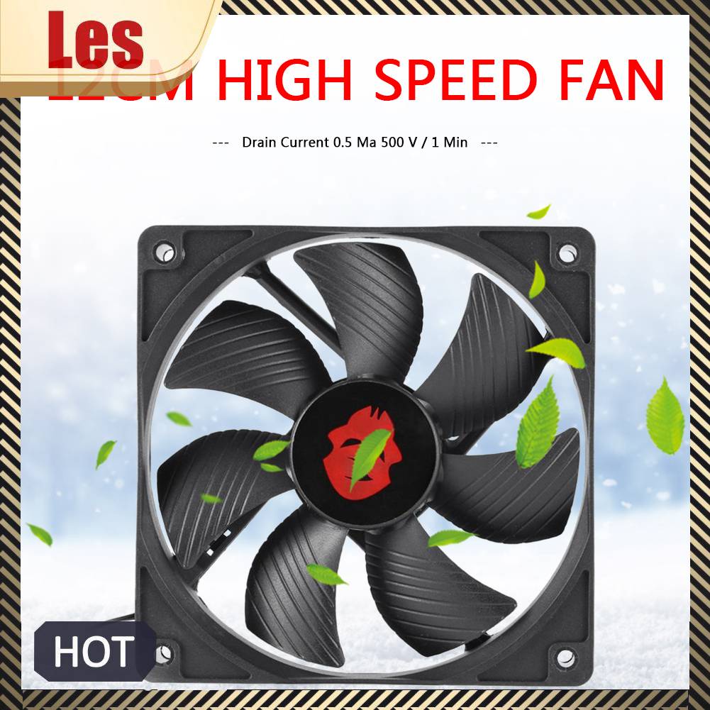 Quạt Tản Nhiệt 12cm 4 Pin Tốc Độ Cao Cho Máy Tính