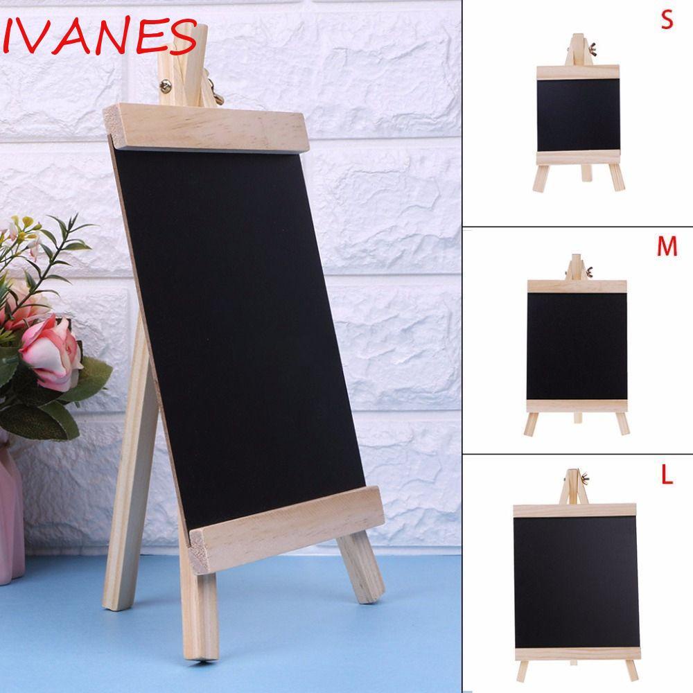Bảng đen viết phấn ghi lời nhắn mini để bàn bằng gỗ thông