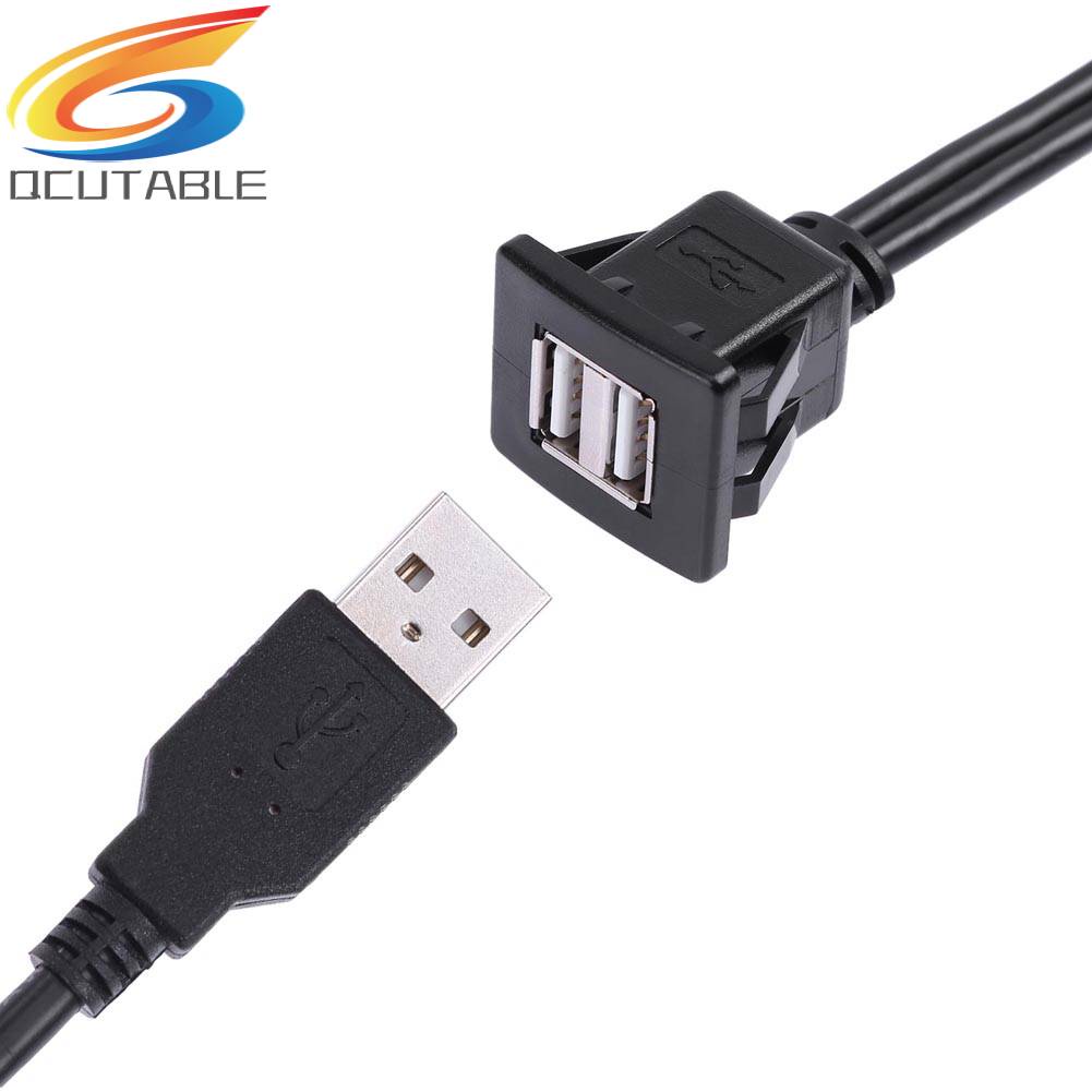 Dây Cáp USB 2.0 A Dài 1m Gắn Bảng Điều Khiển Xe Hơi