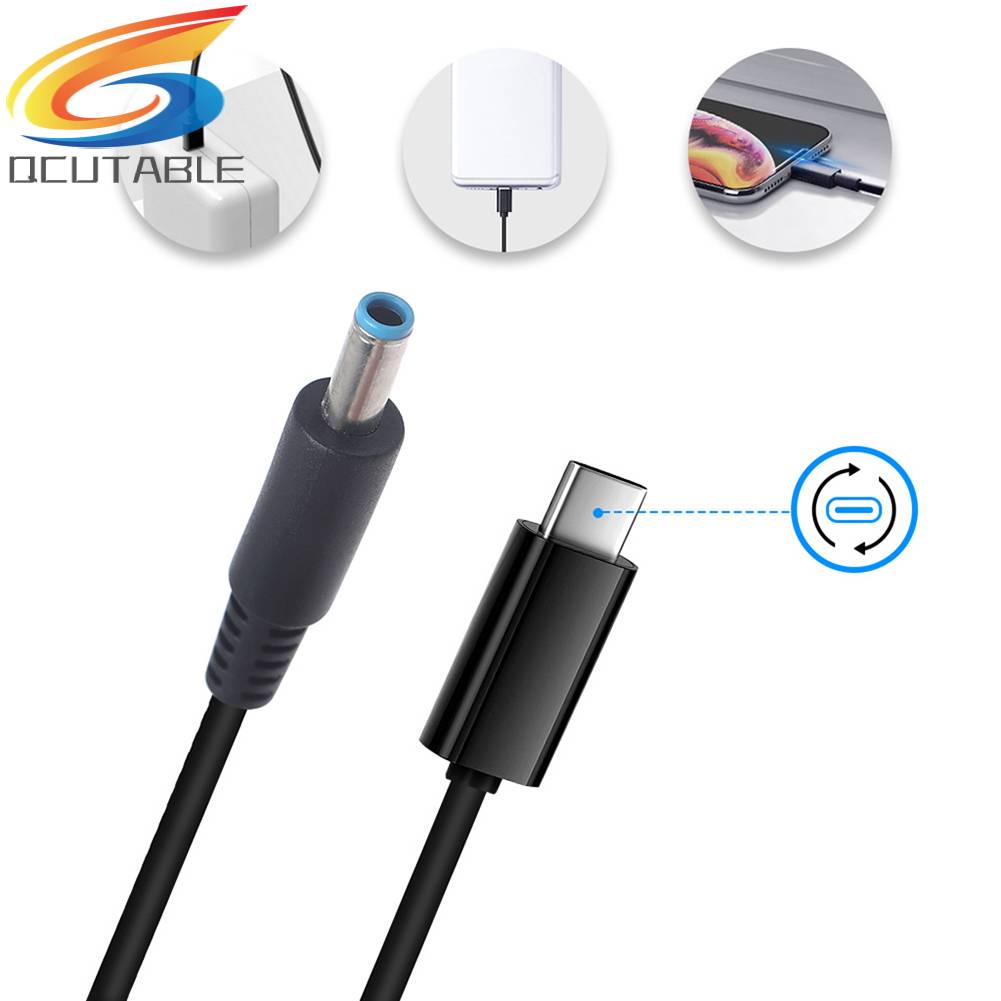 Dây Cáp Sạc USB Loại C PD 4.5x3.0 DC Dành Cho Laptop HP 1.5m