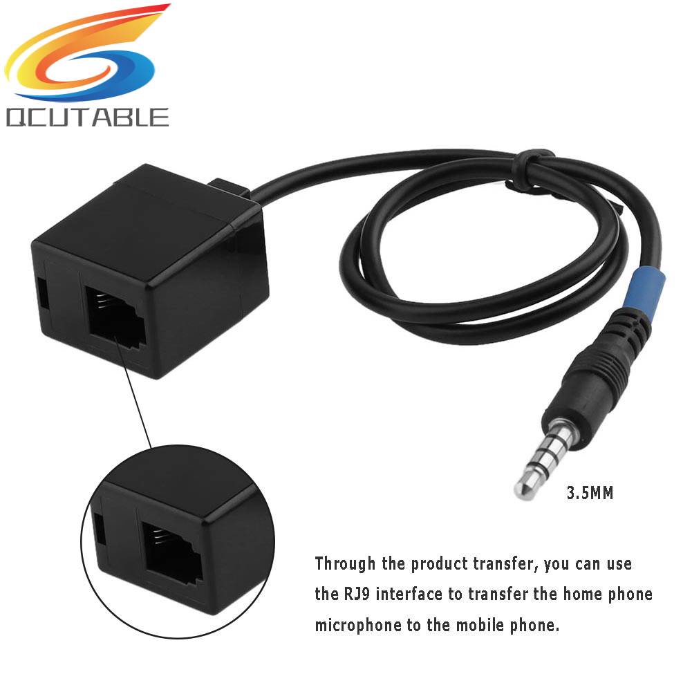 Cáp ChuyểN ĐổI ĐầU CắM 3.5mm Sang Lỗ CắM RJ9 4P4C Cho Cisco