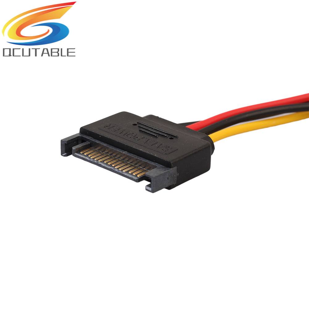 Dây Cáp Kết Nối Ổ Cứng SATA 15 Pin Sang IDE Big 4pin