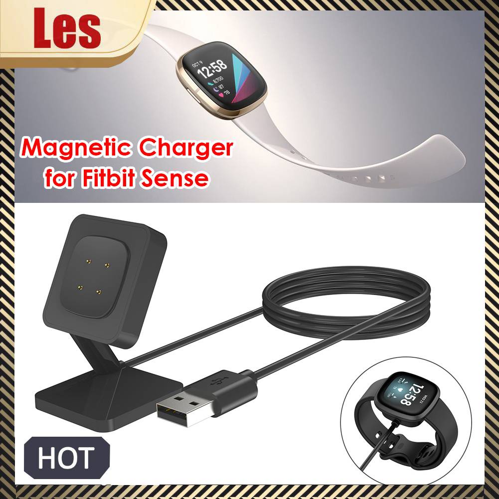 Dock Sạc USB 5V 1A 100cm Cho Fitbit Versa 4 / 3 / Fitbit Sense 2 / 1