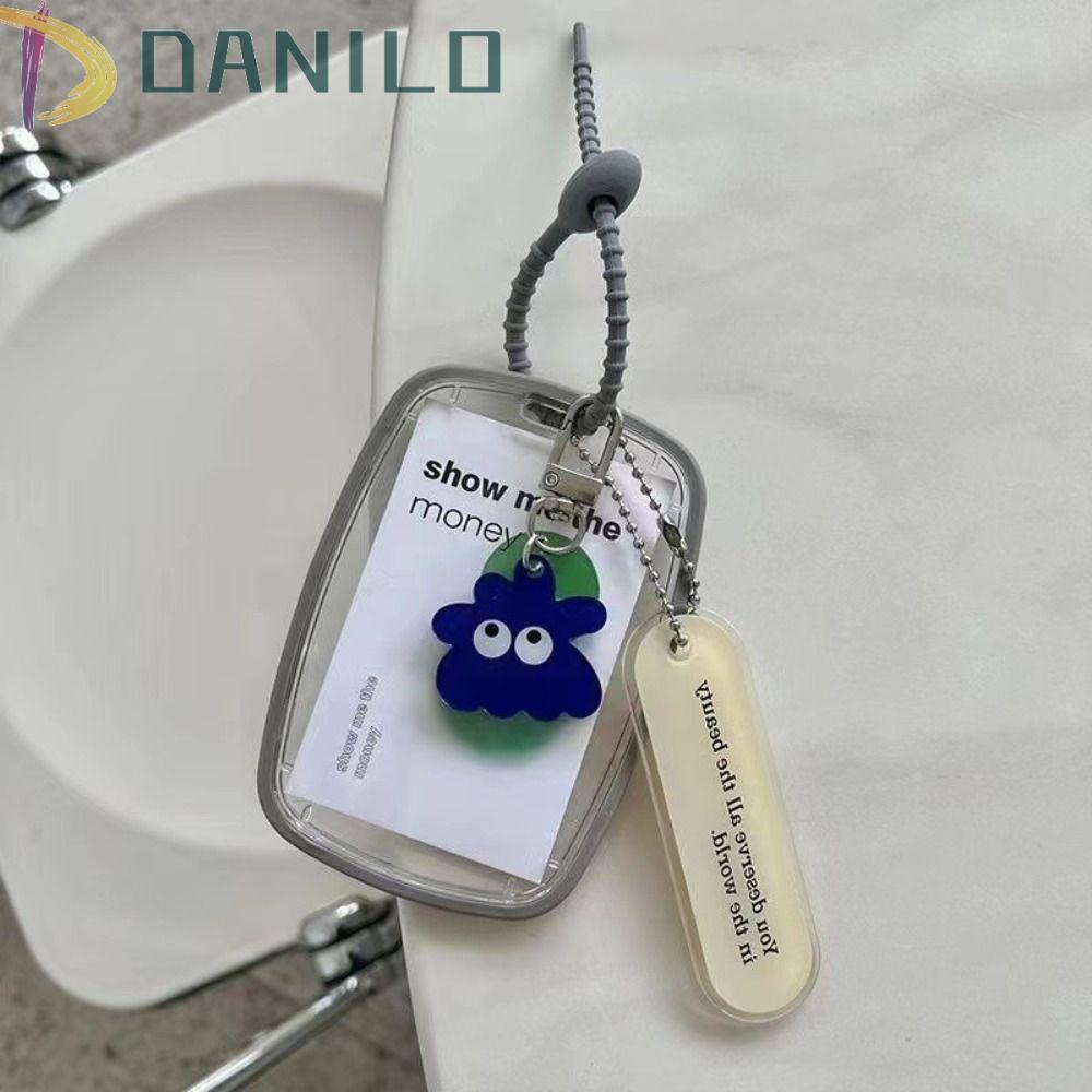 DANILO Bao Đựng Thẻ Bằng PVC Trong Suốt In Hình Ngôi Sao Kpop Dễ Thương
